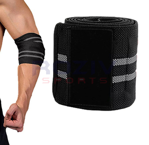 Coderas Deportivas Ajustables, Soporte de Algodón Transpirable y Ligero para Alivio del Dolor, Envolturas de Soporte para Codos para Gimnasio y Levantamiento de Pesas, Unisex - Product Image 4