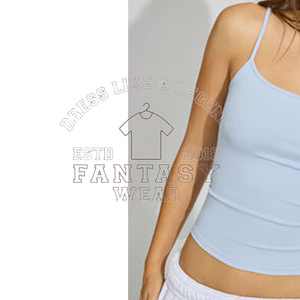 FANTASY WEAR OEM - Camiseta sin Mangas de Algodón Elástico para Mujer, de Alta Calidad y Duradera, Camiseta Básica de Moda con Diseño y Logotipo Personalizados - Product Image 3