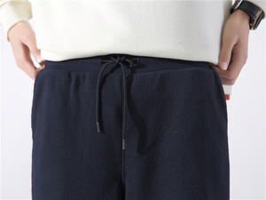 กางเกงลำลองผ้าคอตตอนผ้า100% เอวต่ำปักลายแบบสมาร์ทของผู้ชายระบายอากาศออกแบบได้ตามต้องการ - Product Image 6