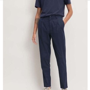 Custom Fitness Casual Navy Outdoor Sports Regular Fit Heavy-duty Canvas <b>Work</b> <b>Trousers</b> Quick Dry Eco-Friendly <b>Elastic</b> Waist Mid - Product Image 1