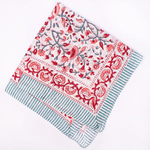Bandana en coton imprimé floral, impression couleur de qualité supérieure, doux, confortable, polyvalent, accessoire pour cheveux, foulard, couvre-visage - Product Image 6
