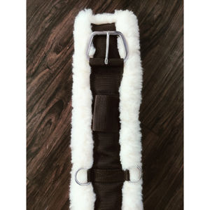 Meilleure Qualité Sangle Anatomique Sellerie Cheval Marchandises Cuir Indien Équitation Anatomique Sangle grossiste fabricant - Product Image 2