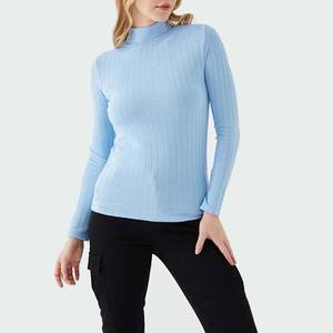 Sudadera de manga larga ajustada para mujer personalizada Otoño Tallas grandes Algodón de invierno con técnicas bordadas Precio - Product Image 1