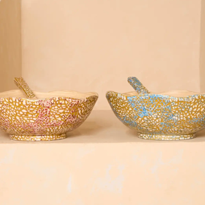 ชามไม้ไผ่ปั่นขัดเงาพร้อมไม้ถูพื้นชามสลัดขอบหอยพัด - Product Image 4