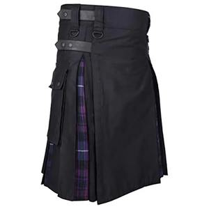 Vêtement unique de la meilleure qualité, kilt écossais jaune et noir de 8 yards, tartan royal Stewart, logo personnalisé, vêtements de mode pour hommes - Product Image 2