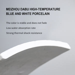 Керамическая банка для хранения Qianrui с ручной росписью, винтажная, с узором «бабочка», золотая крышка с изображением гинкго, декор для стола, 4-5 л - Product Image 6