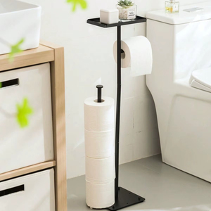 Portarrollos de Papel Higiénico de Metal de Lujo para Decoración de Baños, que Eleva el Espacio con una Apariencia Refinada y Contemporánea - Product Image 1