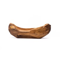 Bols impressionnants de bateau de racine de teck Objets décoratifs uniques ajoutant une beauté naturelle à votre table