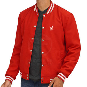 Chaqueta Letterman de Invierno para Hombre de Alta Calidad con Cuello Alto, 100% Algodón, Transpirable, Diseño Oversize - Product Image 2