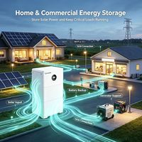 Growatt SIM 6000 ES Plus-V Système de Stockage d'Énergie Solaire Hybride Tout-en-un 6 kW avec Onduleur et Batterie LiFePO4 Extensible 245,76 kWh pour la Maison