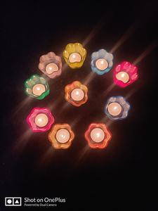 Globo de vela grande hecho a mano, vidrio de lujo de colección única, azul oscuro, de lujo, de alta calidad, decorativo, multiusos, 2022 - Product Image 6