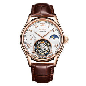 Montre mécanique tourbillon 7020 au design classique, montre de luxe pour homme, fabricant certifié - Product Image 4