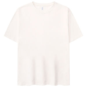 T-shirts pour hommes de haute qualité 100% coton été Fitness T-Shirt Style à la mode couleur unie col montant coupe ample en gros - Product Image 5