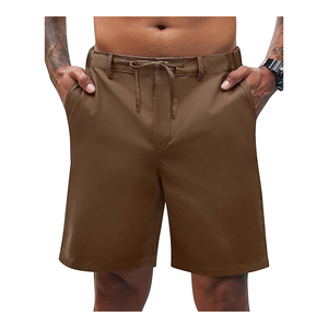 Short de plage pour hommes en polyester 100% confortable de haute qualité 240 GSM Premium avec décoration vintage - Product Image 6