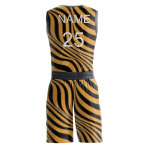 Uniformes de basket-ball respirants personnalisés fabriqués sur commande ensembles de vêtements de basket-ball pour les équipes uniformes de basket-ball des joueurs - Product Image 2