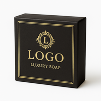 Luxus umwelt freundliche Papier box mit individuellem Druck für Seifen kosmetik Parfüm Kerze & Geschenk verpackung