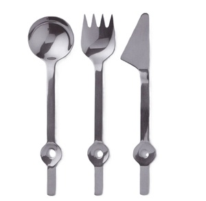 ชุดช้อนส้อมสเตนเลสทนทานต่อการกัดกร่อนขัดเงาร่วมสมัยในราคาที่ต่ำมาก - Product Image 1