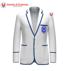 Chaqueta de lana unisex con bordado de la hermandad Zeta Phi Beta |   Chaqueta Blazer Bordada Personalizada para Mujer de la Hermandad ZPB - Product Image 2