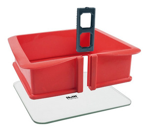 Stampo in silicone con base quadrata in vetro temperato 25 cm (Ibili 875800) - Product Image 2