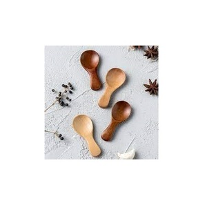 Wooden Mini Spoon Tableware Household Spoon Supply Restaurant Shopping Mall <b>Small</b> Wooden Honey Spoon for Low Price - Product Image 2
