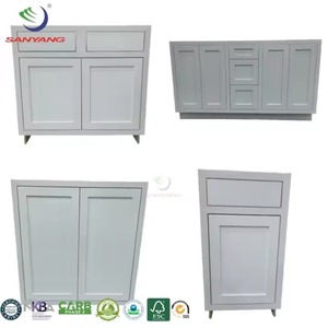 ตู้อ่างล้างหน้า PVC ไม้วีเนียร์ไม้วีเนียร์ทันสมัยหรูหราดีไซน์จากเวียดนาม - Product Image 4