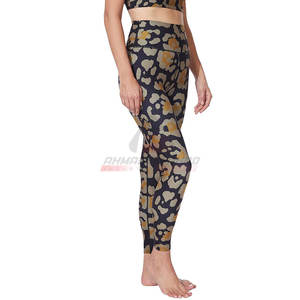 Active Fitness Leggings de sport pour femmes avec contrôle du ventre Leggings de yoga d'été - Product Image 2