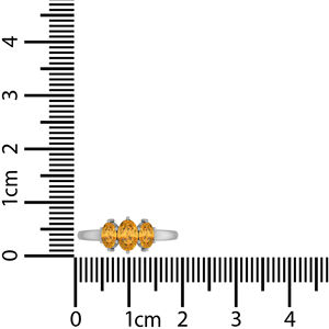 Anillo de Plata de Ley 925 con Engaste de Puntas, Circonita Tallada en Tres Óvalos, Forma Elegante, Anillo de Lujo para Boda, Unisex, Regalo para Ella - Product Image 5