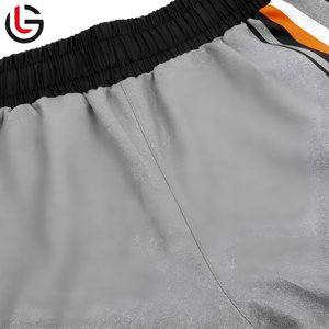 Short de survêtement en coton tricoté avec logo personnalisé pour hommes à la mode avec ceinture élastique d'été - Product Image 5