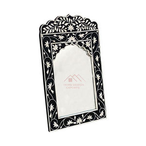 <b>Vintage</b> Look Hand carved Wood and bone Inlay wall <b>Mirrors</b> <b>Large</b> Size <b>Mirrors</b> wall Arts - Product Image 1