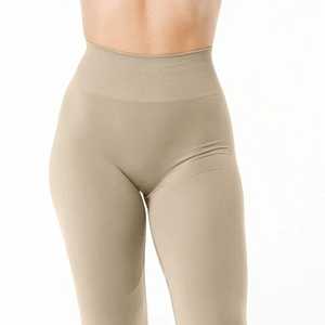 Leggings Deportivos de Cintura Alta sin Costuras para Mujer, Color Sólido, Precio de Mayoreo, Ropa Deportiva de Secado Rápido, Leggings de Yoga para Mujer - Product Image 5