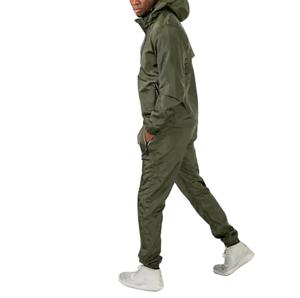 Sweat à capuche coupe-vent décontracté du fabricant personnalisé avec short Ensemble de survêtement coupe-vent deux pièces logo personnalisé 2026 - Product Image 4