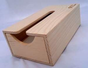 อุปกรณ์รับประทานอาหารที่ใส่ผ้าเช็ดปากบาร์ผู้ถือทิชชู่โรงแรมผ้าเช็ดปากไม้จัดโต๊ะอุปกรณ์เสริมผ้าเช็ดปากไม้พรีเมี่ยม - Product Image 4