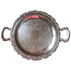 Bandeja para servir alimentos de aluminio de tamaño personalizado de diseño de tendencia Bandeja de forma personalizada de buena calidad del fabricante en la India - Product Image 1