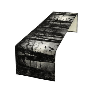 Suministro a granel de camino de mesa de estilo moderno en 100% algodón puro Camino de mesa de colores sólidos personalizados para eventos de lujo - Product Image 5