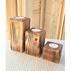 Direct Factory Supply Handmade Wooden <b>Taper</b> <b>Candle</b> <b>Holder</b> for Dining Table Arrangements Parties Available for Export Price - Product Image 4