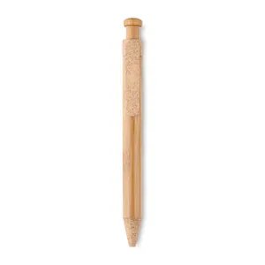 Penna a sfera in bambù Toyama, gadget sostenibili - Product Image 3