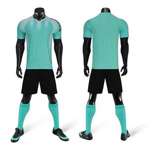 Ensemble d'uniformes de football unisexe pour adultes, manches courtes, respirant, léger, séchage rapide, nom d'équipe personnalisé, kit sportif d'été Pakistan - Product Image 3