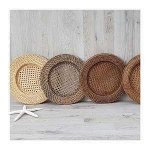 Mantel Individual personalizado, Decoración de mesa, placa redonda, almohadillas de ratán, posavasos - Product Image 1