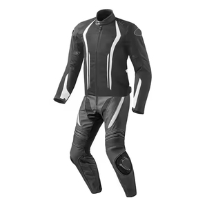 ชุดหนังสำหรับนักแข่งมอเตอร์ไซค์มืออาชีพ ขายส่ง แบบสั่งทำพิเศษ กันลม ไซส์ใหญ่ กันน้ำ ทนไฟ ระบายอากาศได้ดี - Product Image 5