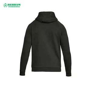 Sweat à capuche unisexe personnalisé avec logo, fermeture éclair intégrale, respirant, séchage rapide, en molleton/éponge française 100% coton, teint uni, hiver - Product Image 1