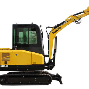 Mini Excavadora Diesel de Orugas SYR340 con Motor, Caja de Cambios y Bomba, Garantía de 4 Años - Product Image 1