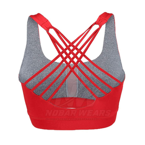 Sujetador Deportivo para Mujer, de Alto Impacto, Acolchado, con Tirantes Ajustables, Transpirable, de Malla, para Gimnasio, Yoga, Fitness, Ejercicio, Ropa Deportiva - Product Image 5