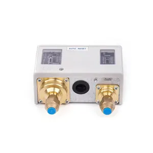 Interruptor de presión doble de reinicio automático Control de la presión del interruptor de presión del controlador del compresor para el sistema HVAC