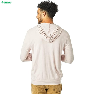 Sudadera con capucha y cremallera personalizada al por mayor, unisex, cómoda para actividades al aire libre, ropa casual térmica 100% - Product Image 5