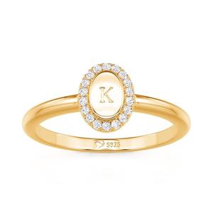 Jeulia Personalized Engraving <b>Initial</b> <b>Ring</b> for Everyday Fashion - Product Image 2