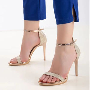 Women's Classic Stiletto Heel <b>Shoes</b> Pointed Toe <b>Rhinestone</b> Decoration 9 CM for 36-40 you made in Turkiye - Product Image 1