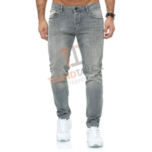 Pantalones Vaqueros para Hombre, Estilo de Pierna Recta con Material Flexible para Comodidad Diaria y Movimiento, Pantalones Vaqueros Casuales y Elegantes para Hombre - Product Image 1