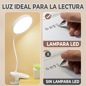 Lampe LED à batterie rechargeable avec éclairage flexible, design minimaliste et corps en plastique blanc, abat-jour blanc - Product Image 5