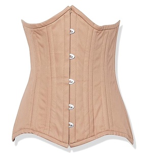 Sáng bóng đen da đường cong Shaper bustiers vương miện tráng giảm béo vành đai thắt lưng underbust cơ thể định hình, Shapewear - Product Image 5