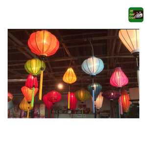 Lanterne en soie fabriquée à la main à partir de soie et de bambou de qualité supérieure pour la décoration intérieure et l'utilisation d'événements fabriquée au Vietnam - Product Image 6